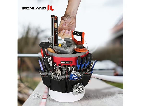IRONLAND 5 Gallon Bucket Tool Organizer