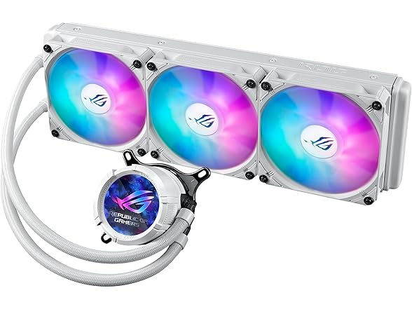 ASUS ROG Strix LC III 360 ARGB LCD White Edition