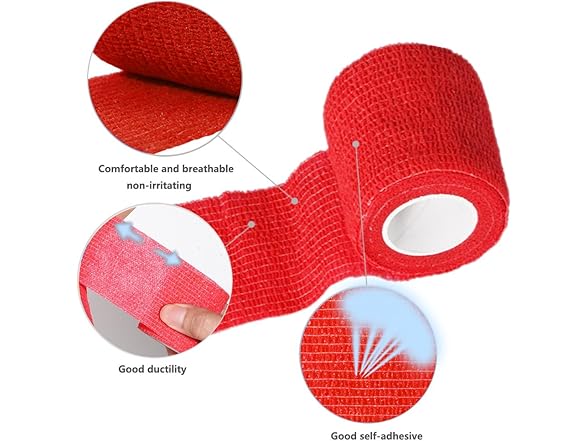 Self Adherent Wrap Tape Medical Cohesive Bandages 