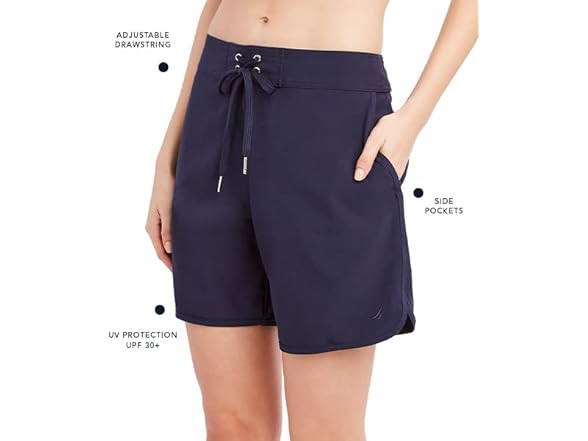 Nautica Women's Short Black (XL)