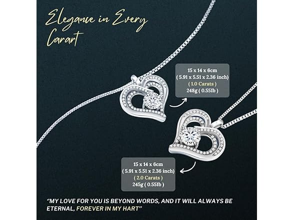 SUHAA 925 Sterling Heart Necklace Women