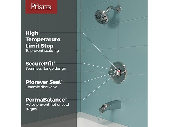 Pfister Jaida Tub & Shower Trim Kit with Restore Technology