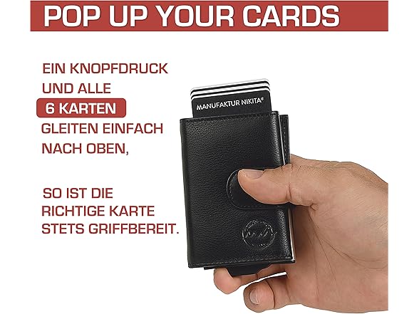 Nikita Elegant Slide Wallet RFID