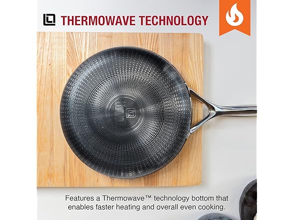 LIVWELL DiamondClad 10-Inch Hybrid Pan