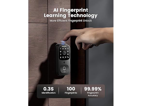 Lockzo Video Smart Lock with Doorbell