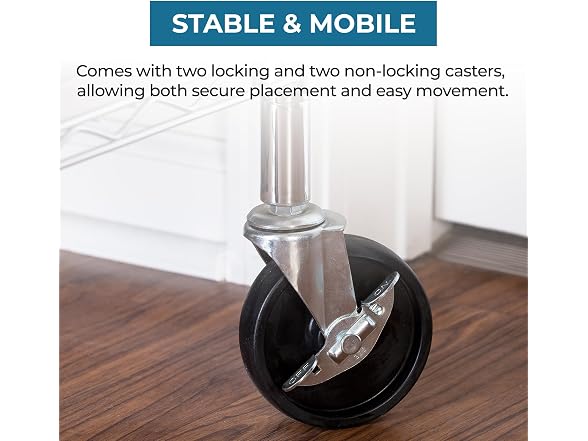 Honey-Can-Do 4-Inch Caster Roller Wheels