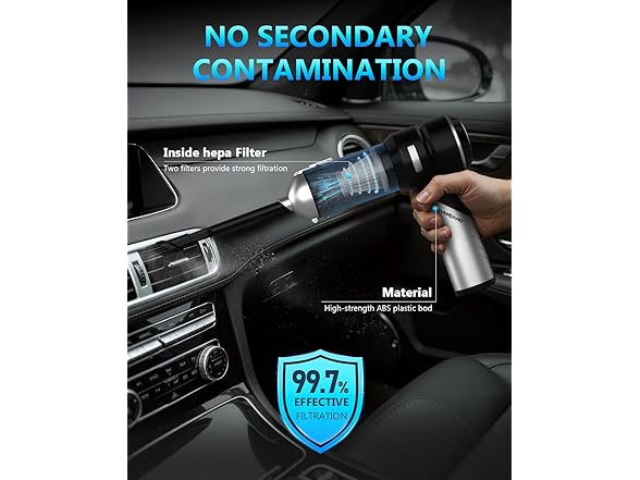 NEVERLAND Handheld Cordless Car Vacuum