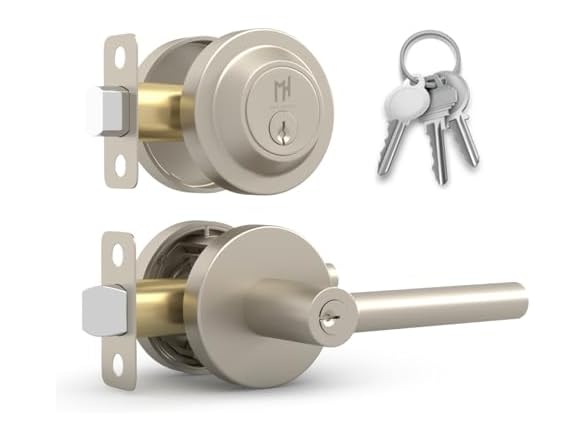 Satin Nickel Entry - Combo