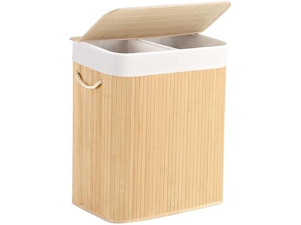 Aliphon 100L Bamboo Laundry Hamper