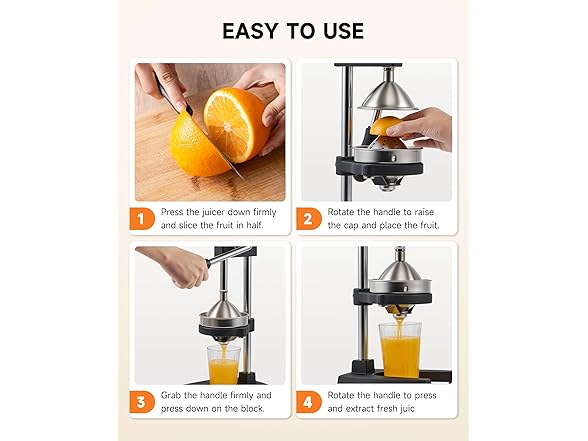 Heavy-Duty Manual Juicer