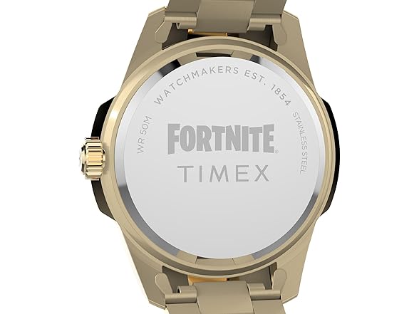 Timex Mens Fortnite Essex 45mm GoldTone