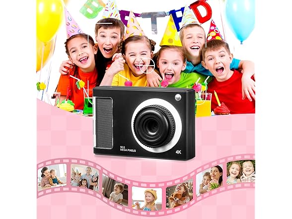 MQOUNY Digital Camera, FHD 1080P w/ 32GB Card
