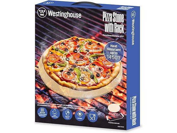 Westinghouse Pizza Stone with Rack