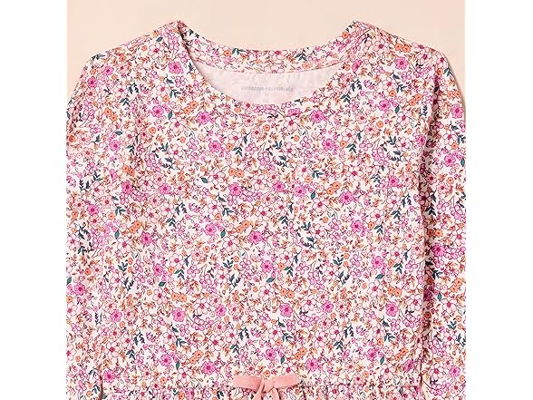 Girls LS Outfit Set 4pk Floral XL