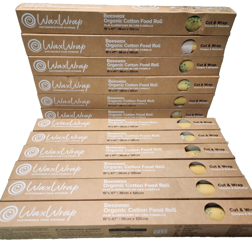 12 Pack Beeswax Organic Cotton Food Roll - Gallery 4