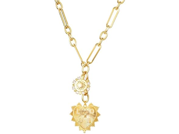 Generic Sun Heart Choker Necklace Women