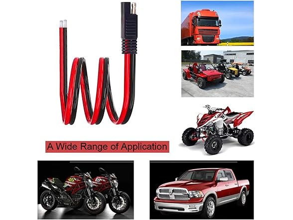 OUQYLG SAE Connector Cable Plug SAE Extension Cable