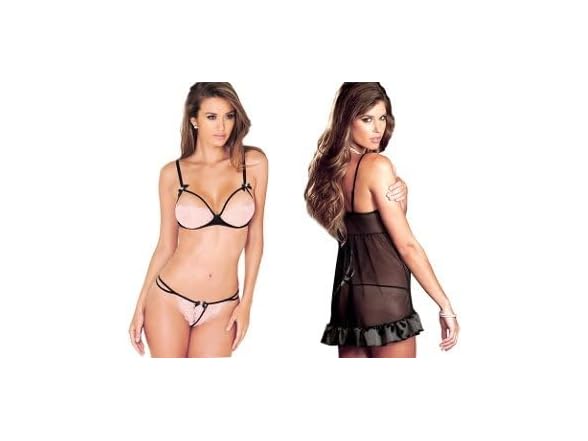 Rene Rofe Women's Babydoll Black (M/L)