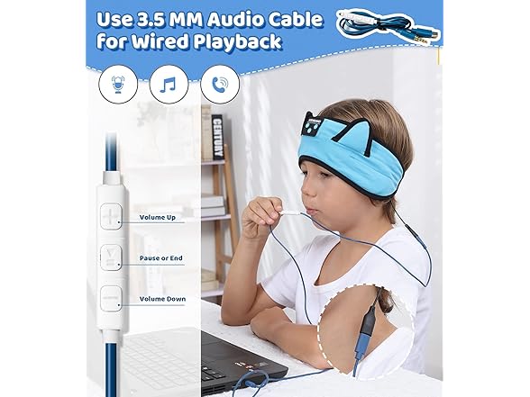 KIDSBAND Kids Headphones Bluetooth