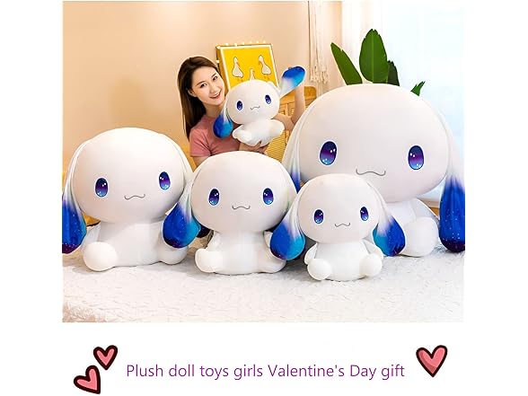 OULV Cute Dog Plush Toy with Big Ears