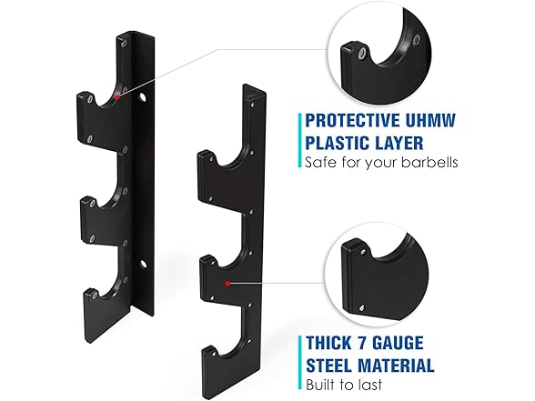 Yes4All Barbell Holder Rack 1 Pair