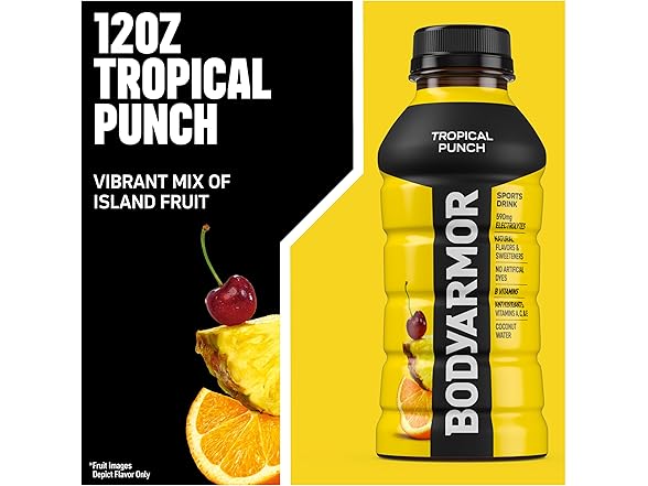 8PK BODYARMOR Sports Drink, Tropical Punch