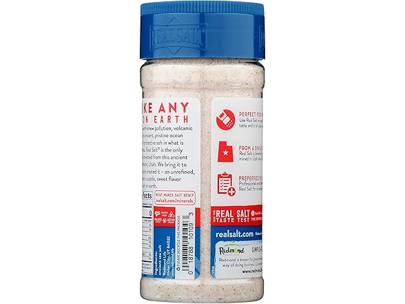 Redmond Real Sea Salt - Natural Unrefined Gluten Free
