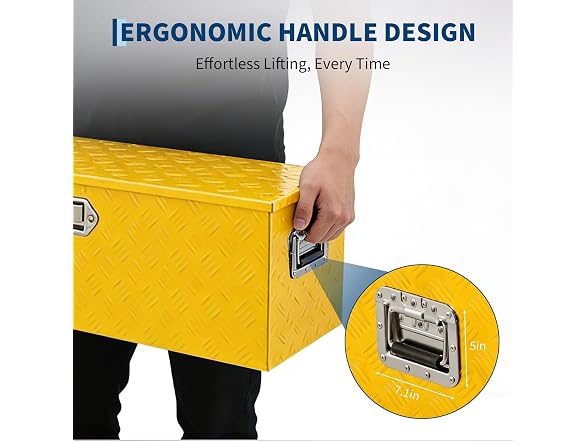 Aluminum Truck Bed Tool Box 30''