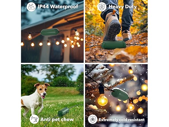 BN-LINK B0DBH6S77V [2 Pack] Outdoor Extension Cord Safety 
