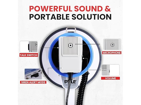Pyle Pyle Compact Portable PA Megaphone Speak