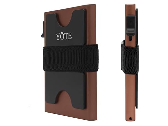 Slim Modern Minimalist Wallet RFID Blocking