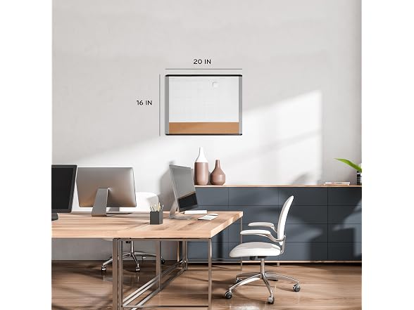 U Brands U Brands Magnetic Dry Erase 3-in-1
