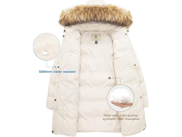 WenVen Women (S) Winter Thicken Puffer Coat Jacket