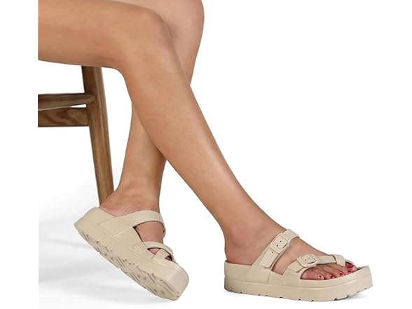 GARDMA Genuine Pillow Slippers -Khaki