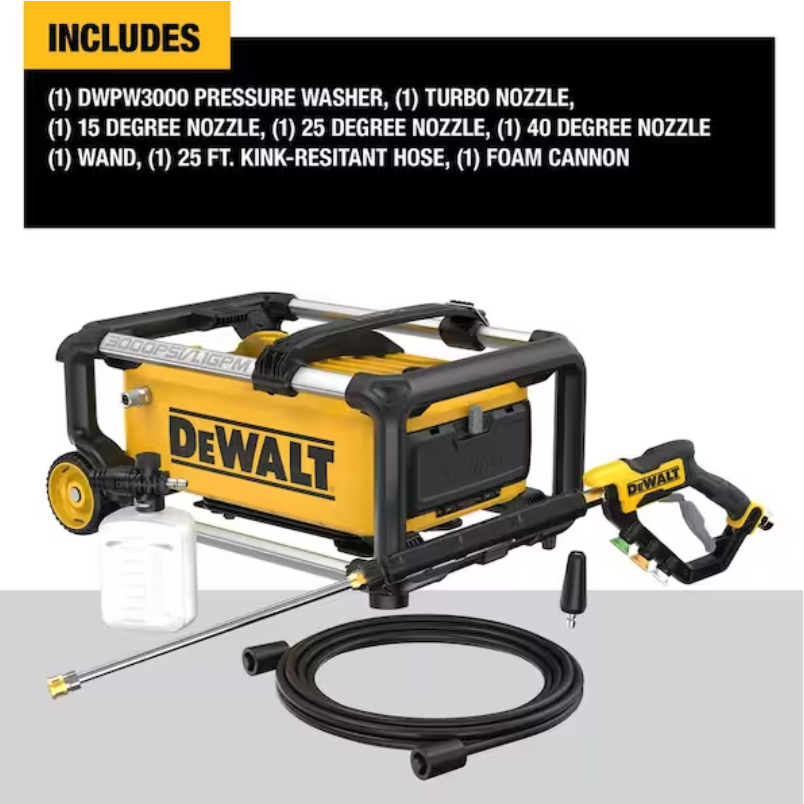 DEWALT DWPW3000 3000 PSI Pressure Washer - Gallery 16