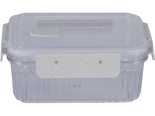 Kitchen Details 8-Piece Rectangular Food Storage Containers
