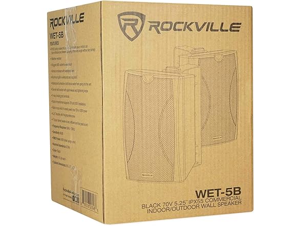 Rockville WET-5B 70V/100V Wall Speaker