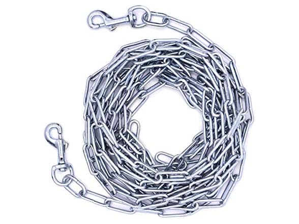 OmniPet Leather Brothers Welded Link Dog Tie