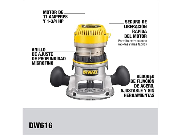 Dewalt DW616 Router 1-3/4-HP (DW616)