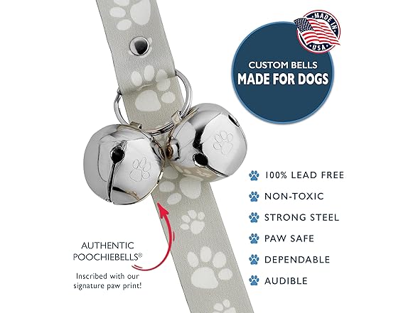 PoochieBells Dog Doorbell, Dog Potty Training Bells