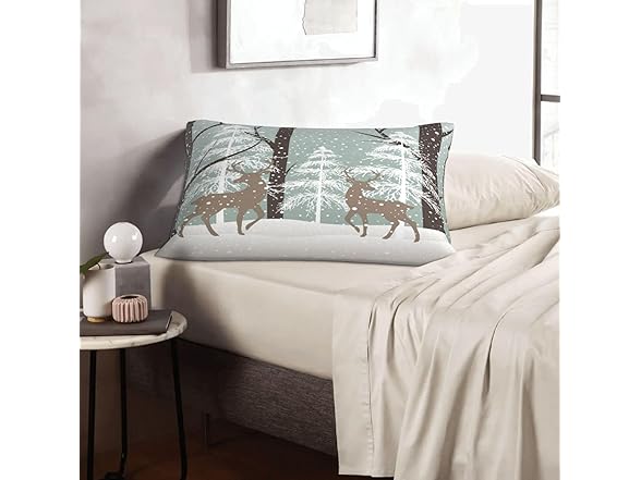 AGAYNA Winter Pillow Covers