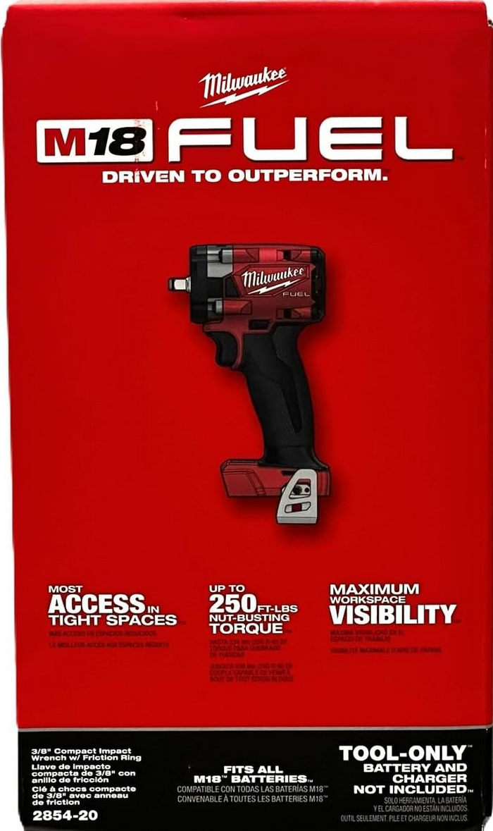 Milwaukee FUEL 2854-20 3/8 Brushless Impact Wrench - Gallery 2