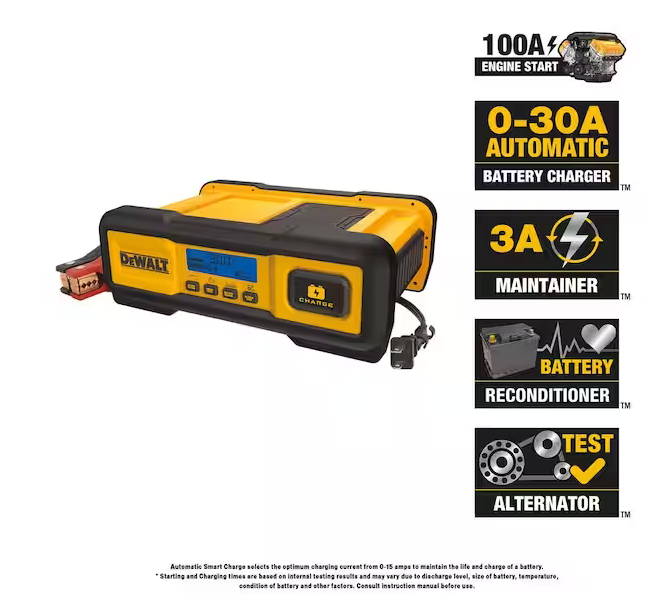 Dewalt DXAEC100 100A Car Battery Charger/Maintainer - Gallery 5