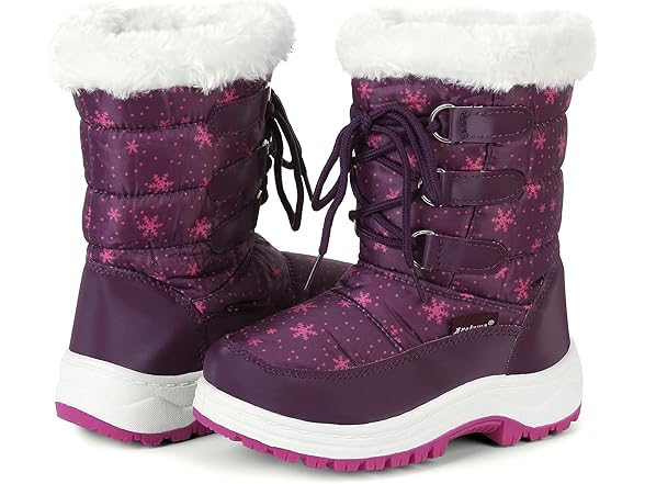 Girl Fur Winter Warm Snow Boots