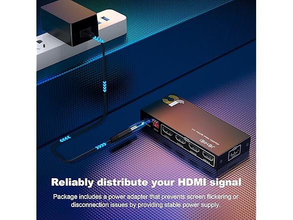 HDMI Splitter 1 In 4 Out 4K 60Hz