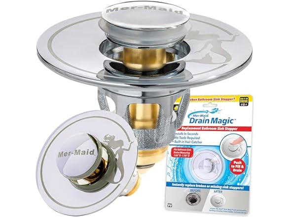 Mer-Maid Drain Sink Stopper