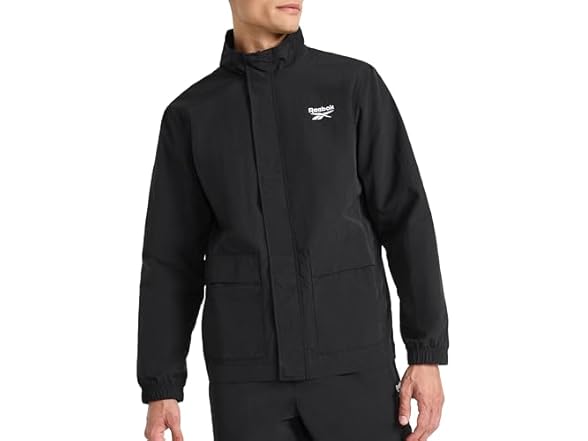 Reebok Men (M) Ri Utility Woven Jacket Black