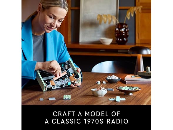 Lego Icons Retro Radio Building Set for Adults