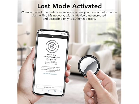 (Pack of 4) QCOQ Air Tracker Tags