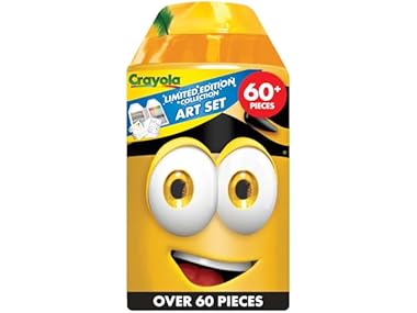 $13.99 Crayola Coloring Set with Limited Edition Yellow Case dealfomo
